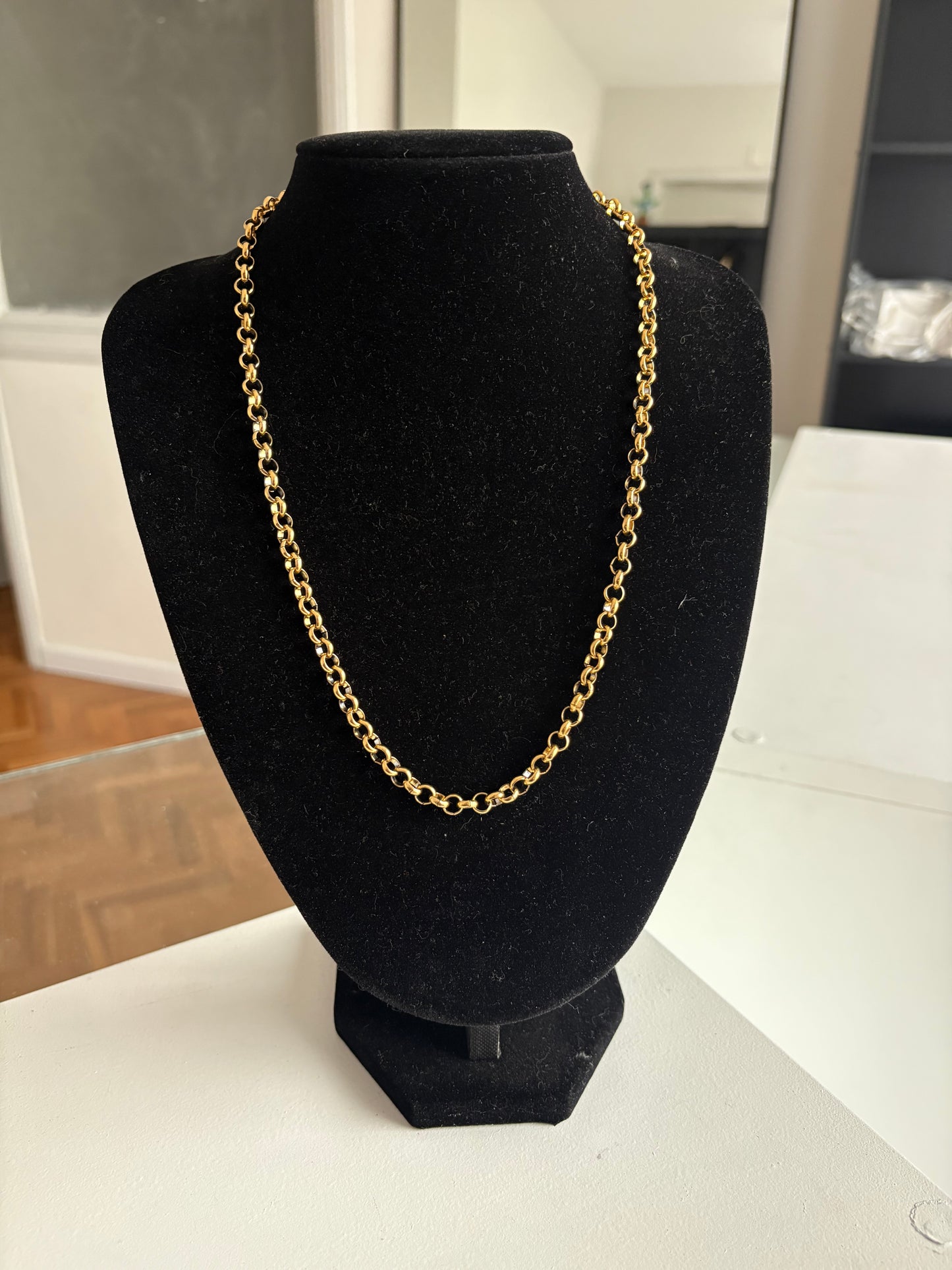 Cadena Rolo Gold 55cm