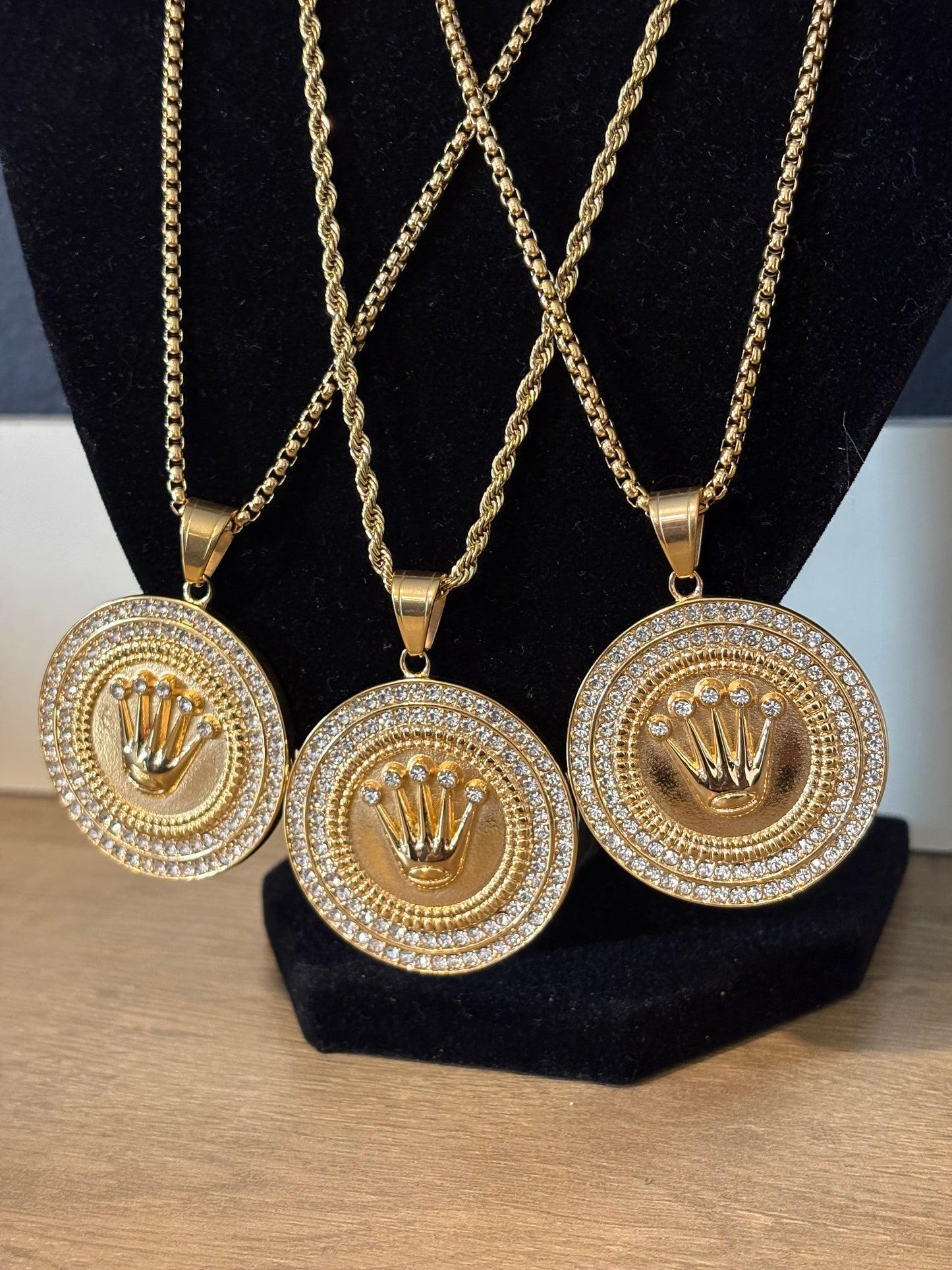 Conjunto Rolex Ice Gold