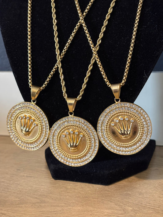 Conjunto Rolex Ice Gold