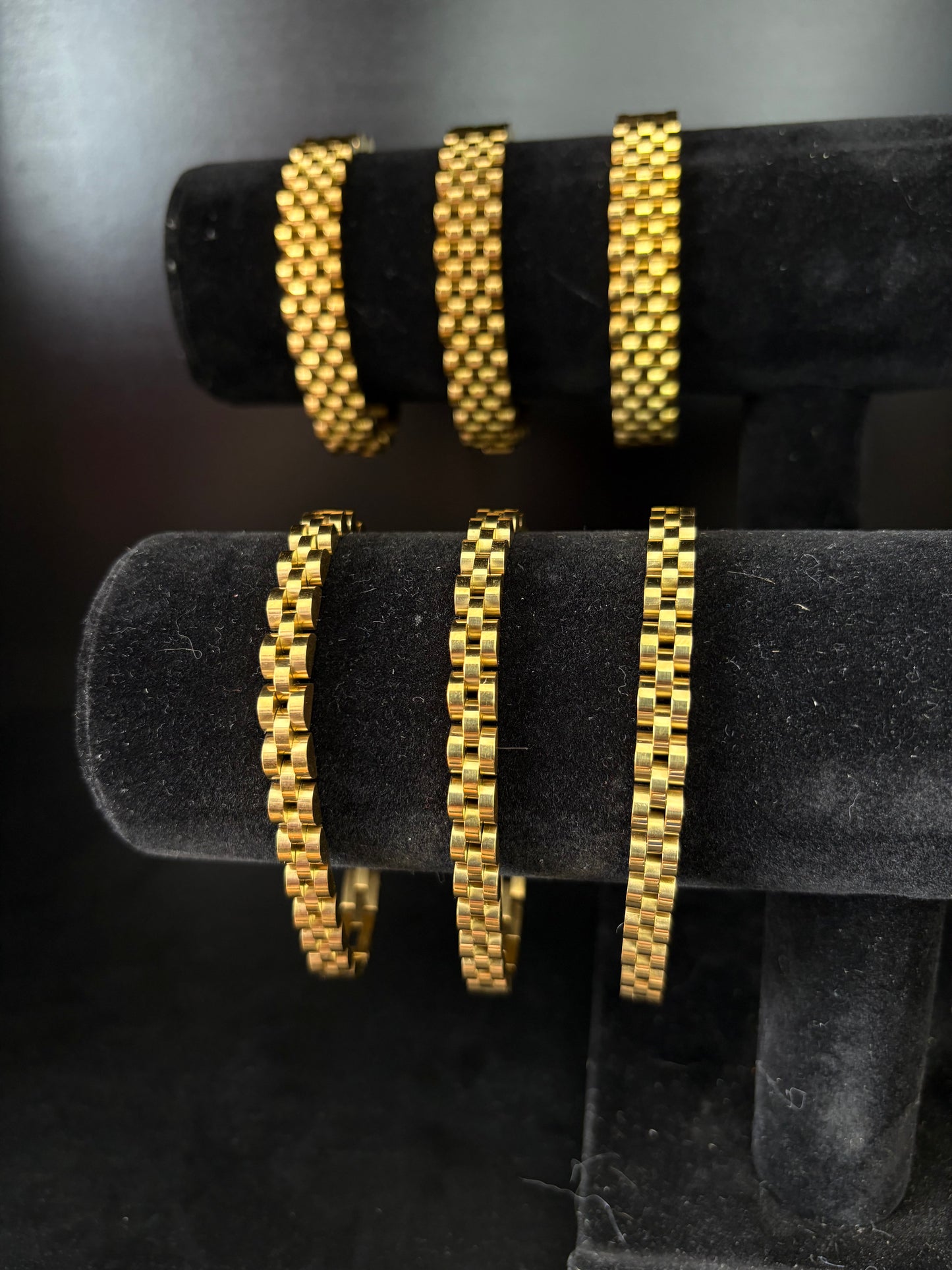 Pulsera Malla Reloj Gold