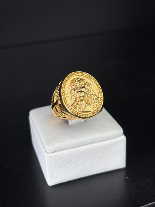 Anillo Jesus Gold