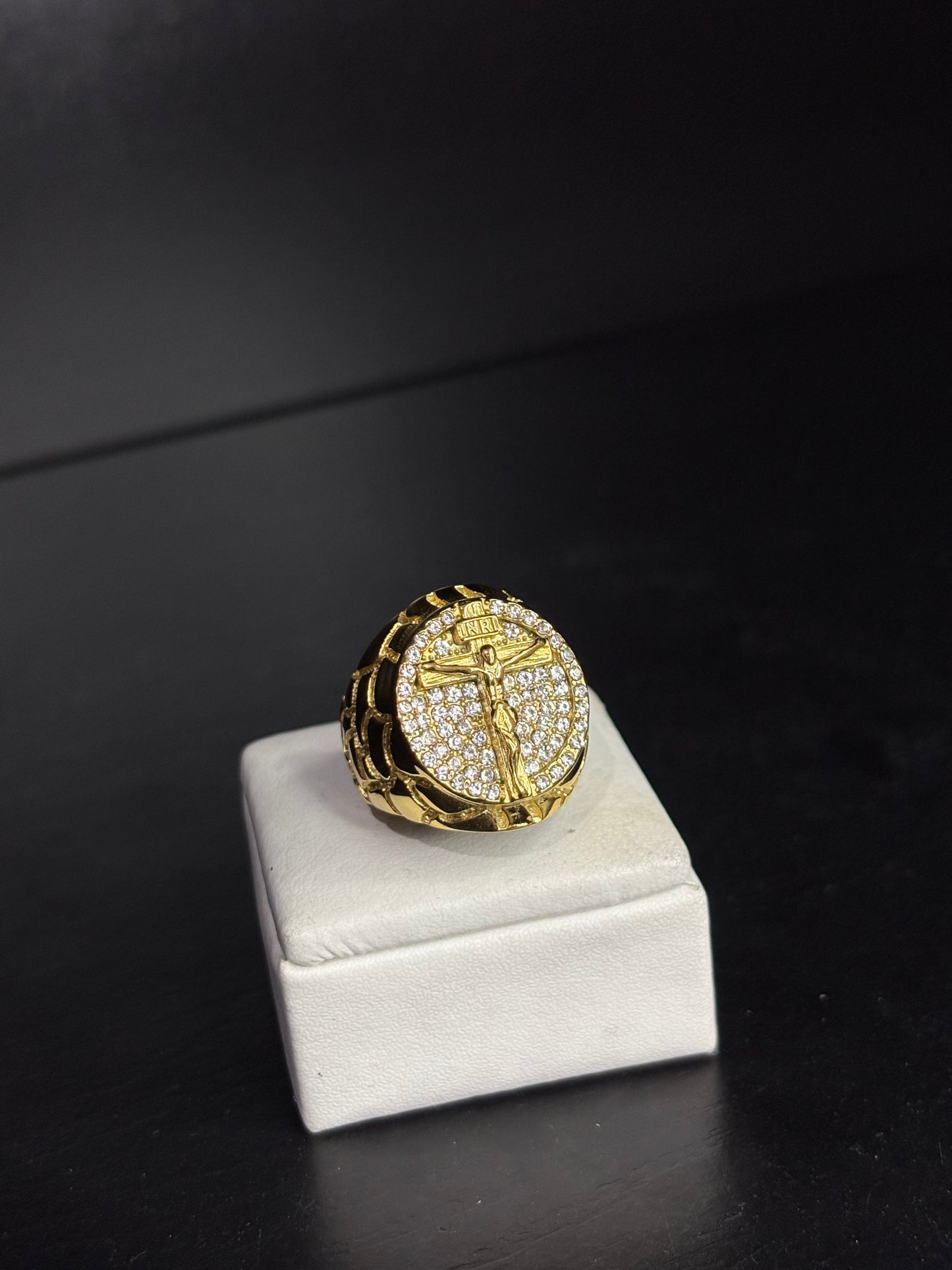 Anillo Cruz Gold