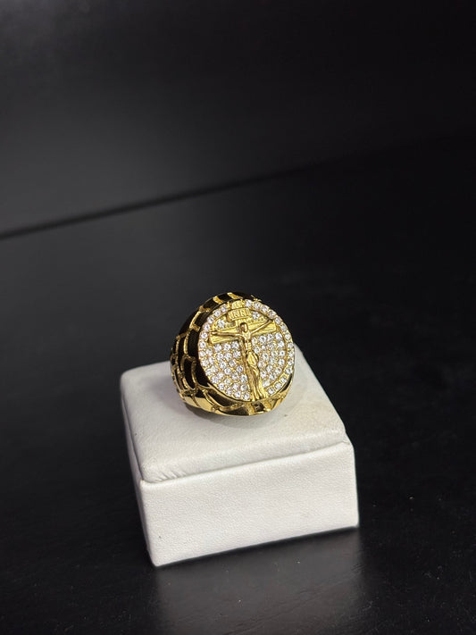 Anillo Cruz Gold