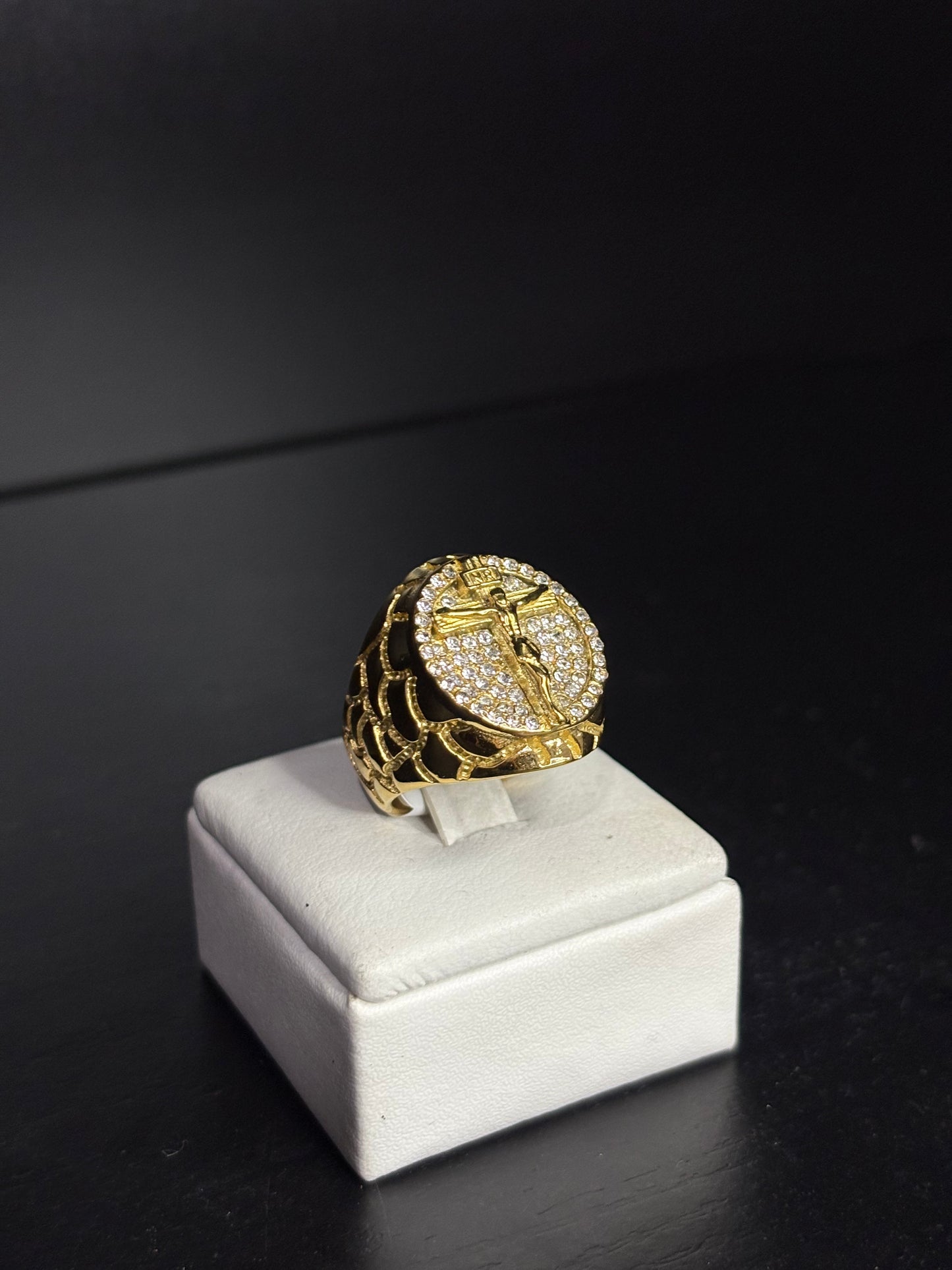 Anillo Cruz Gold