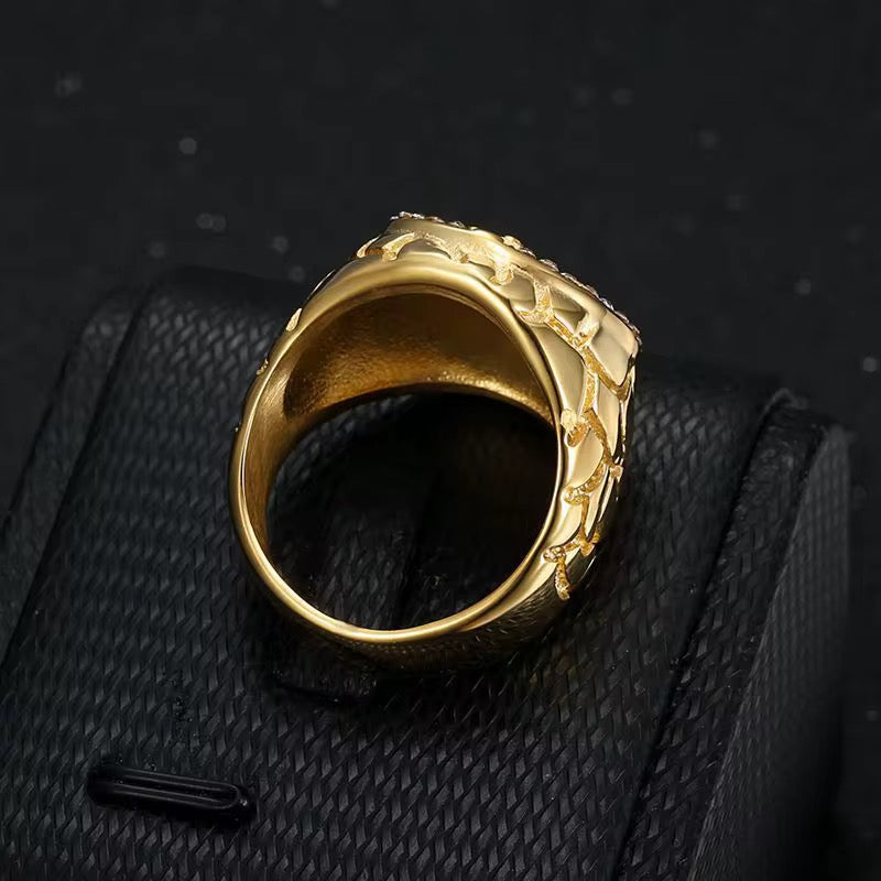 Anillo Cruz Gold
