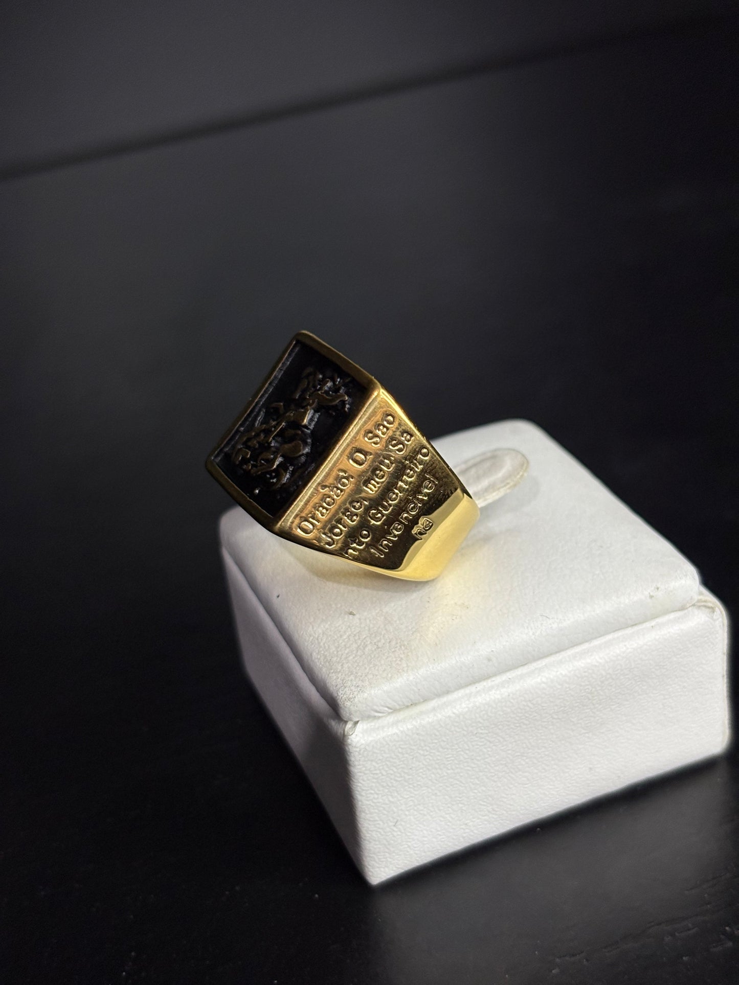 Anillo San Jorge Antique Gold