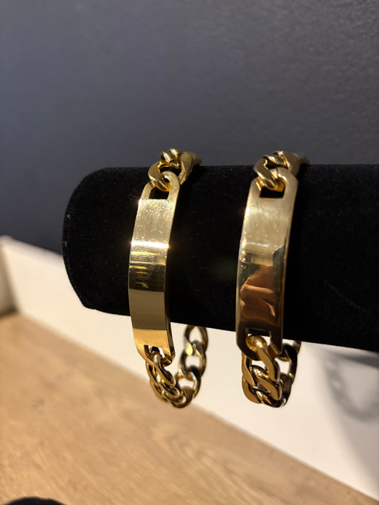 Pulsera Cartier con chapa