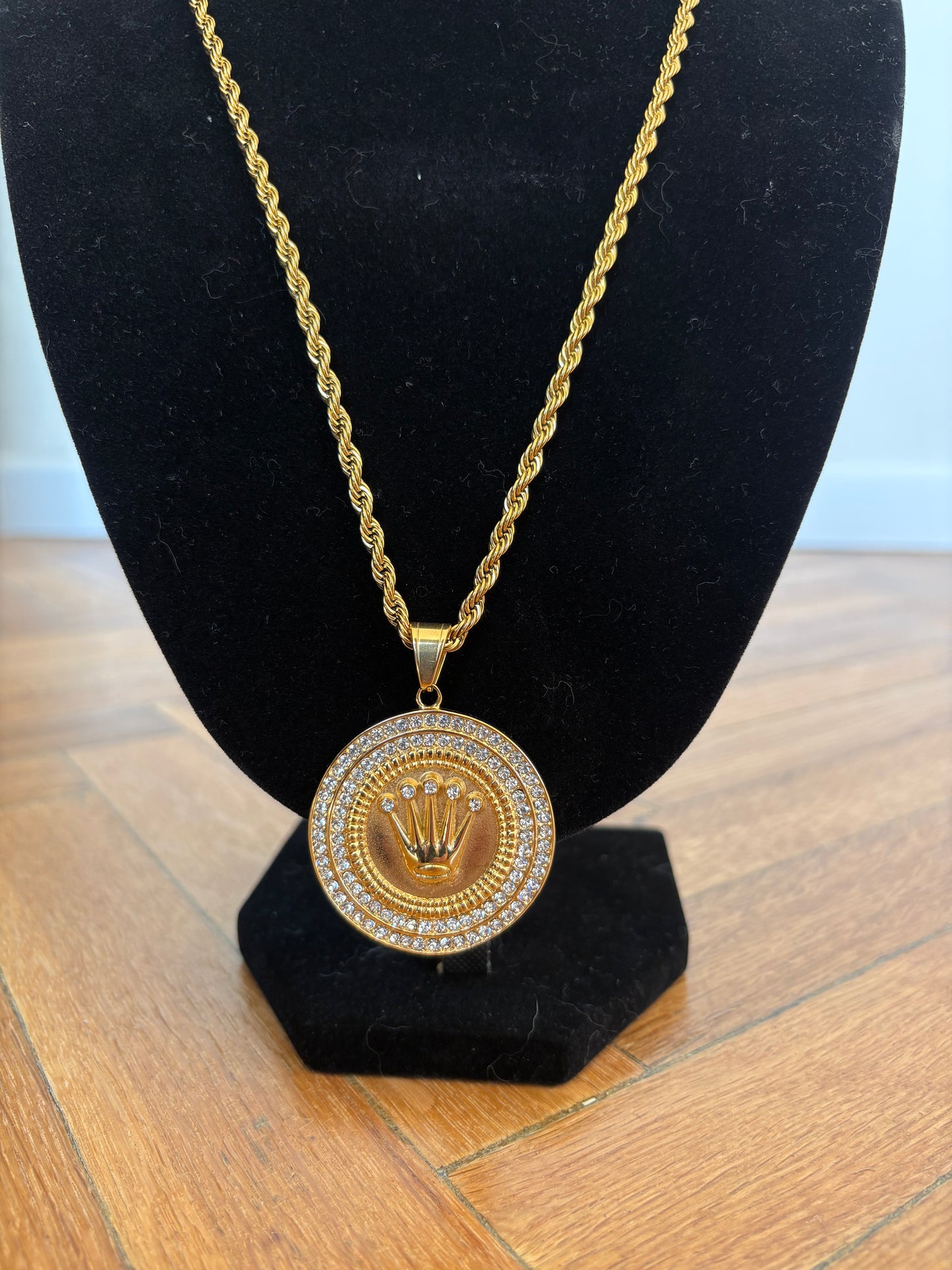 Medalla Rolex Ice Gold